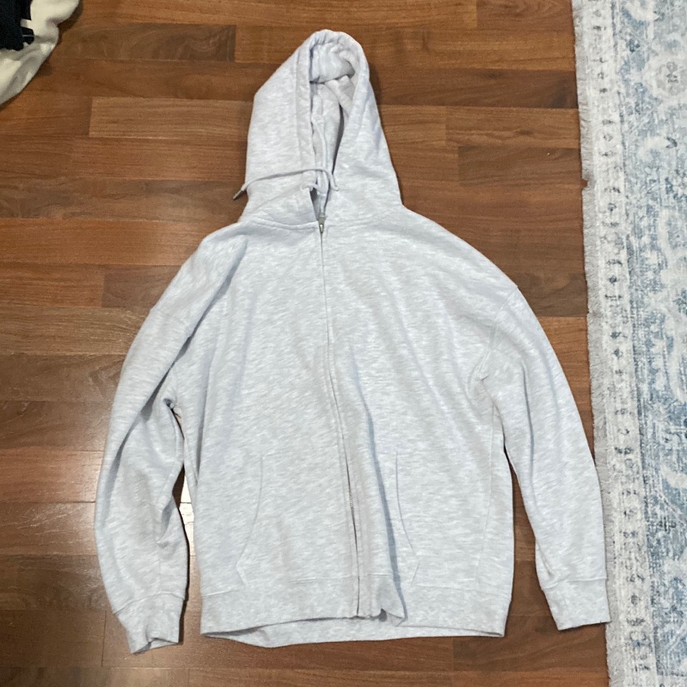 Garage light grey zip up